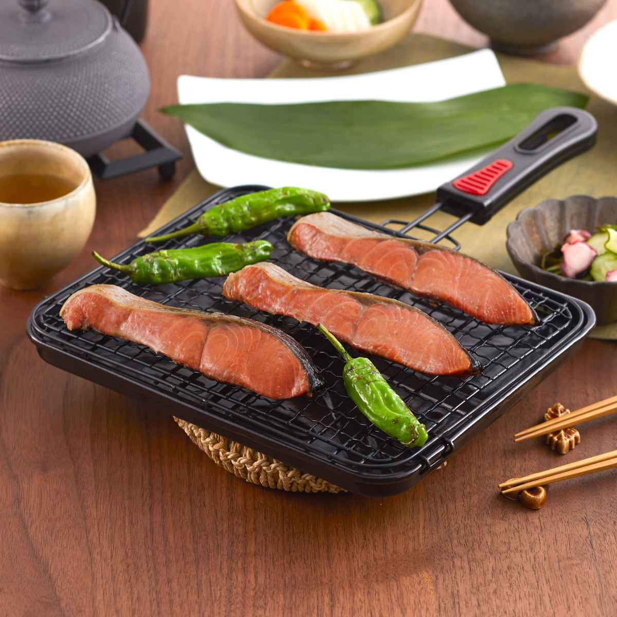 楽天市場】魚焼き網 ガス火専用 セラグリル クロスL （ Siセンサー対応