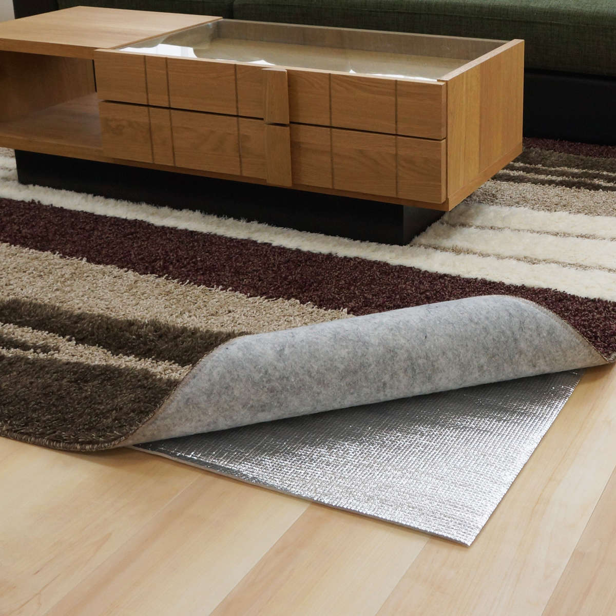 楽天市場】防ダニほかほかDX(デラックス) アルミ 2畳 U-Q937 （ 床