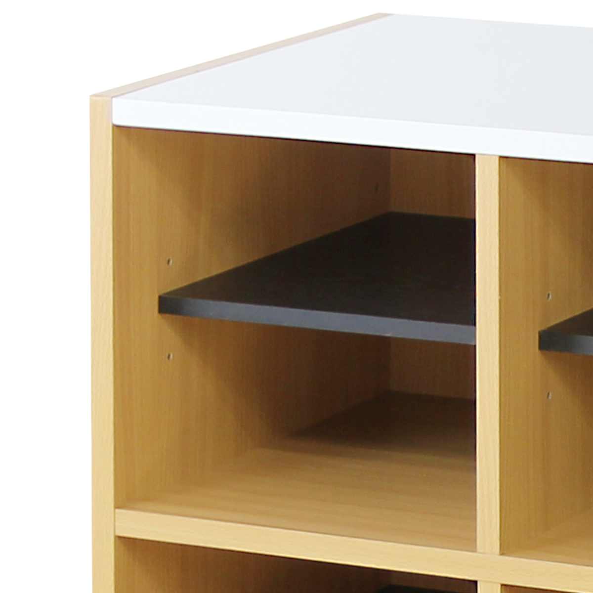 楽天市場】木製ラック 幅82cm 3列3段 玄関収納 （ フリーラック