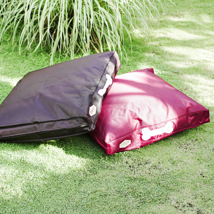 ビーズクッション 屋外利用可能 犬/ペット用 クッション（ブラウンカラー）