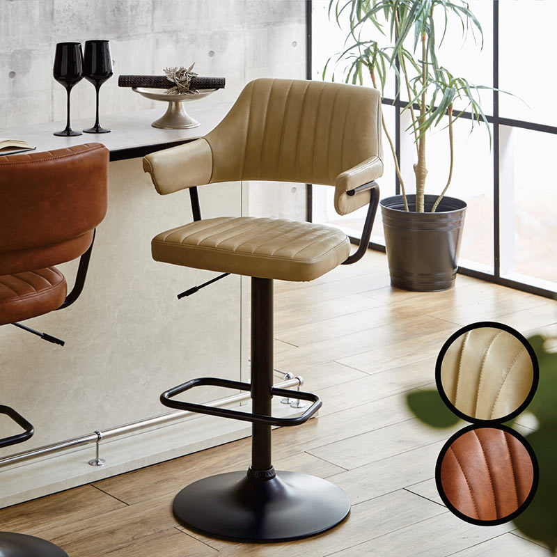 楽天市場】バーチェア バー チェア 昇降式 昇降 360度回転 回転 回転式