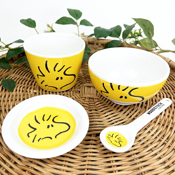 スヌーピー ウッドストック フェイスアップ 小皿 キッチン 日本製 SNOOPY