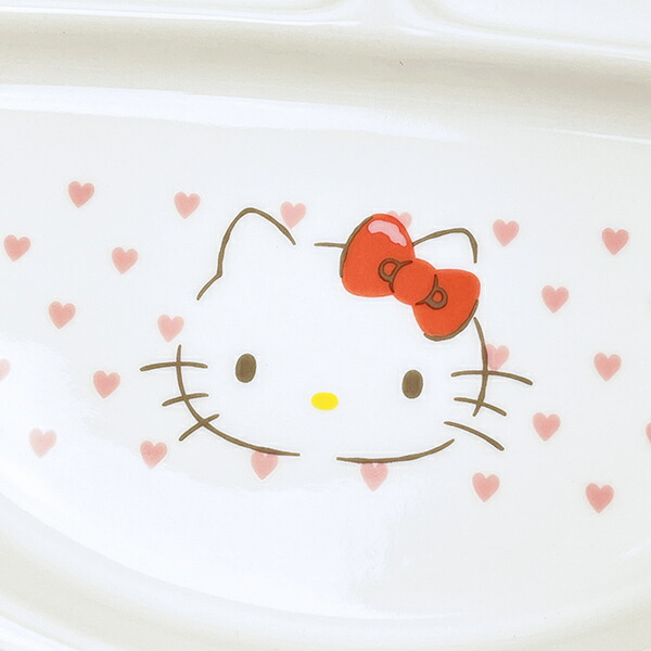 サンリオ ハローキティ ランチプレート ピンクハート 食器 日本製 Sanrio