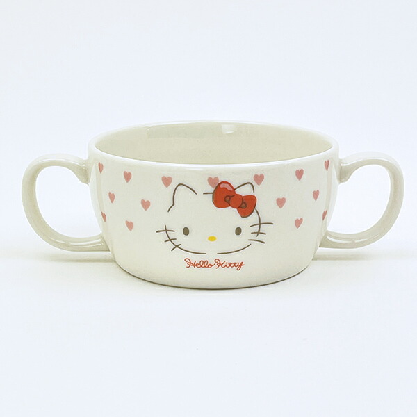 サンリオ ハローキティ ブリオン(スープカップ) ピンクハート 食器