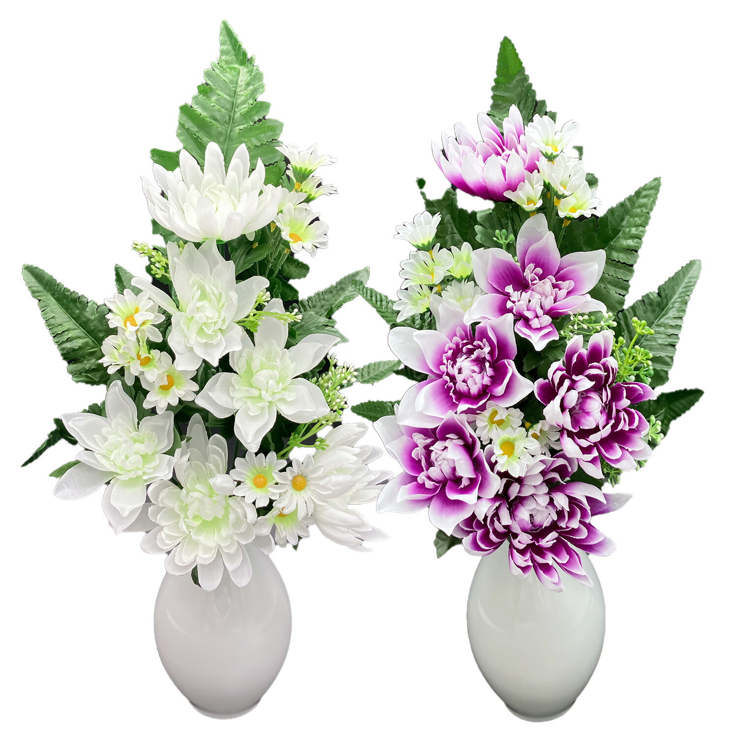 楽天市場】枯れない仏花 造花（小）ミニ お供え お仏壇 ラン 菊 榊