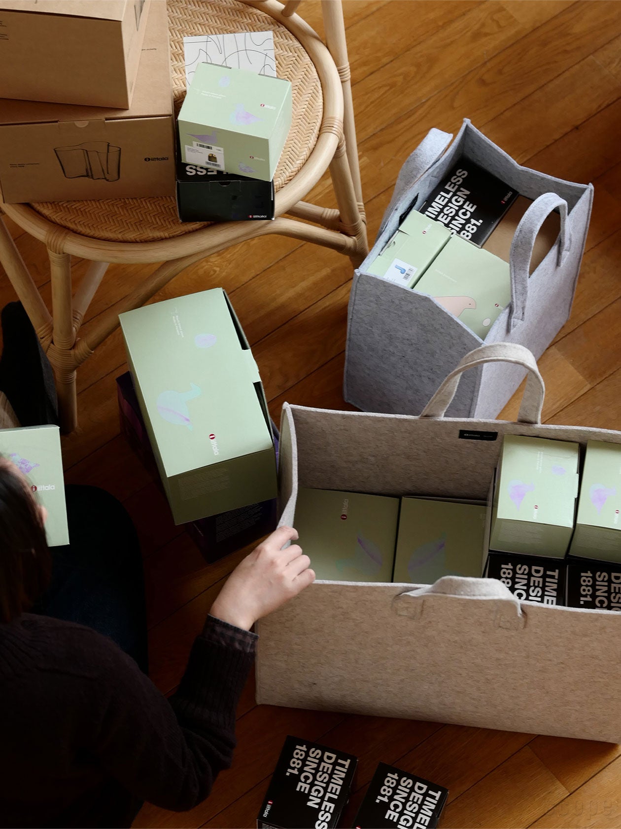 楽天市場】イッタラ / メノ ホームバッグ 35x30x20cm [ Iittala MENO