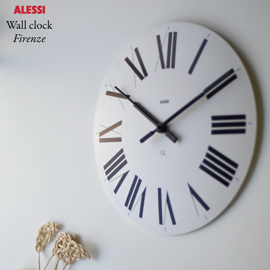 楽天市場】【店舗クーポン発行中】Alessi アレッシ Firenze Wall clock