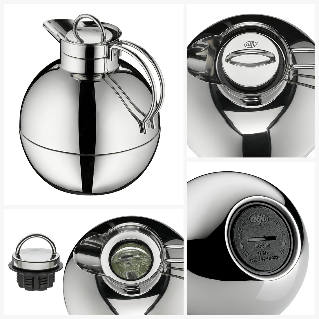 Alfi ポット　魔法瓶　アルフィ alfi アルフィ魔法瓶 ポット Hotello ホテロ 0.6L ステンレス製