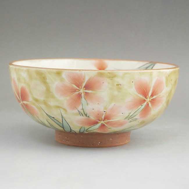 撫子ご飯茶碗 陶あん - 京焼清水焼 松韻堂