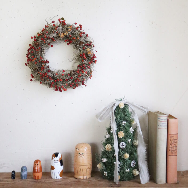 楽天市場】野バラの実のリース ◇大人気の野バラの実のシックで大人っ