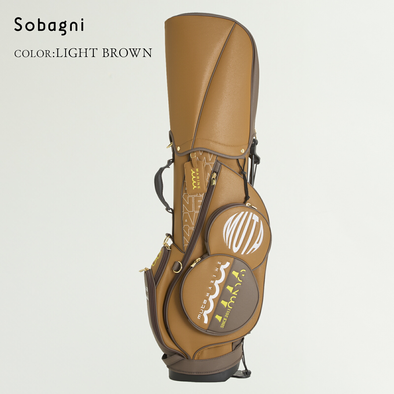 楽天市場】【 CONTINUA パンチングエシカル合皮 8キャディバッグ MGAD