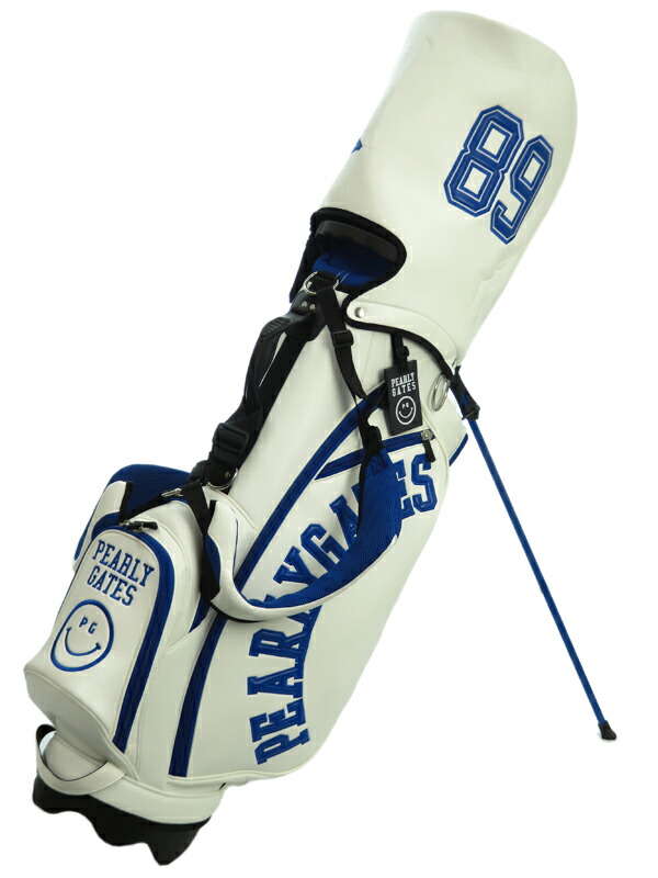 PEARLY GATES】パーリーゲイツ『PGニコちゃん 合皮スタンド キャディ