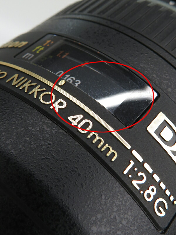 Nikon】ニコン『AF-S DX Micro NIKKOR 40mm f/2.8G』レンズ 1週間保証