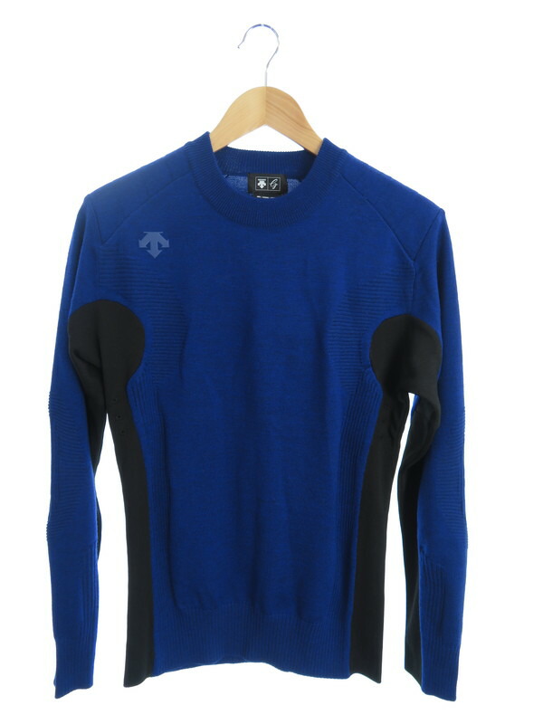 DESCENTE】【g-arc】【トップス】デサント『長袖切替ニット sizeM