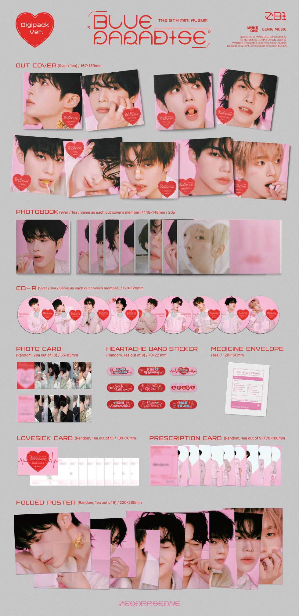 楽天市場】【2025/2/25 韓国発売】【予約】ZEROBASEONE ゼロベースワン