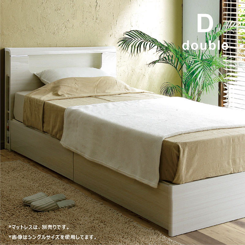 楽天市場】シングルベッド シングルサイズ シングル フレーム ホワイト