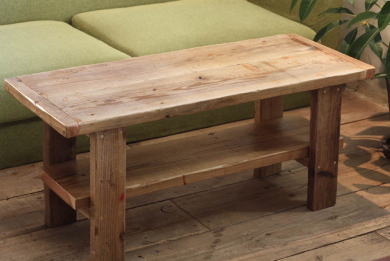 WOODPRO本店】OLD ASHIBA（足場板古材）Hシリーズ センターテーブル