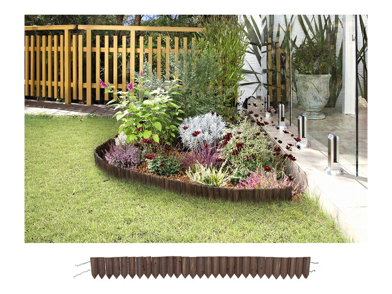 楽天市場】楽天SS+4倍日 タカショー「ガーデンエッジ ブラウン (小) 10