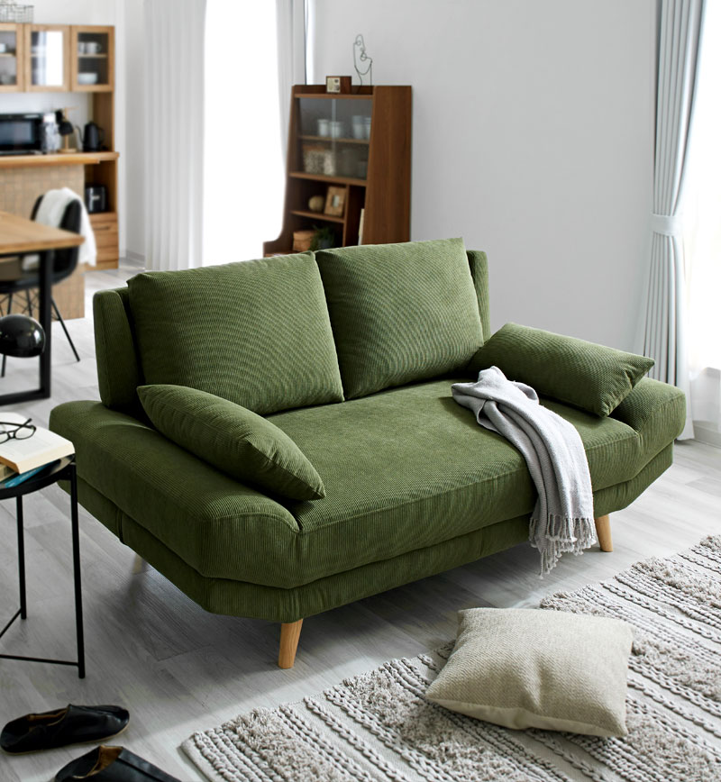 アーバンリサーチ ソファー2.5Pコーデュロイ DOORS LIVING PRODUCTS