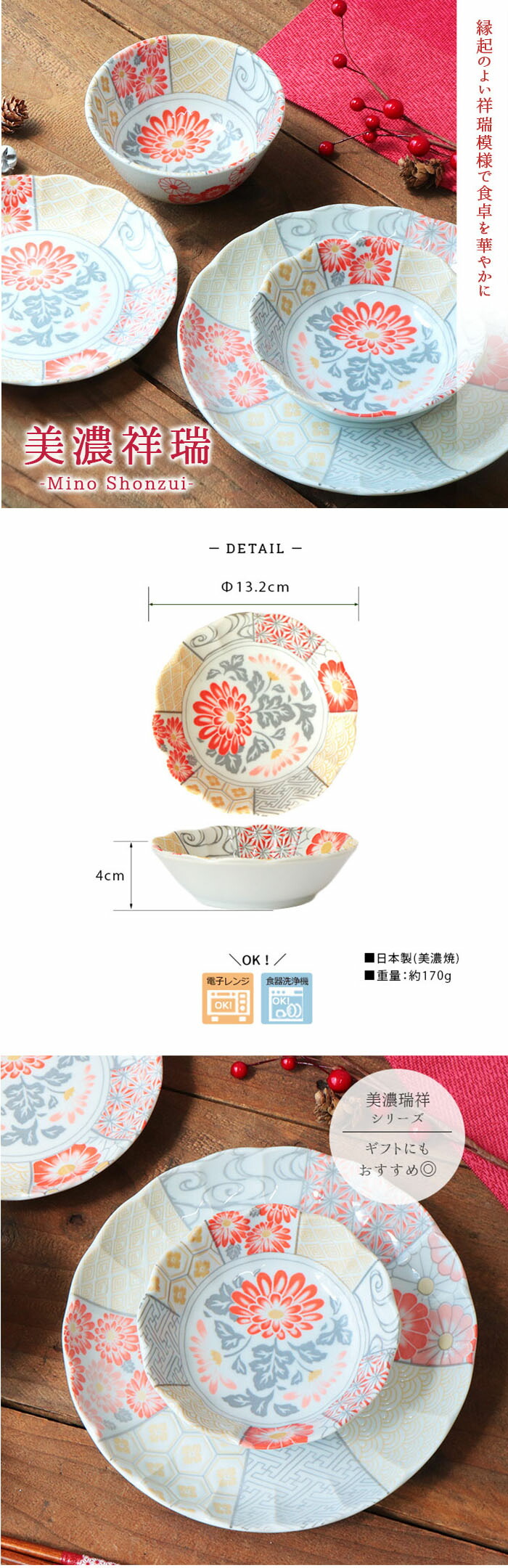 楽天市場】スーパーSALE限定！お得なクーポン配布中美濃祥瑞 小鉢 | 鉢