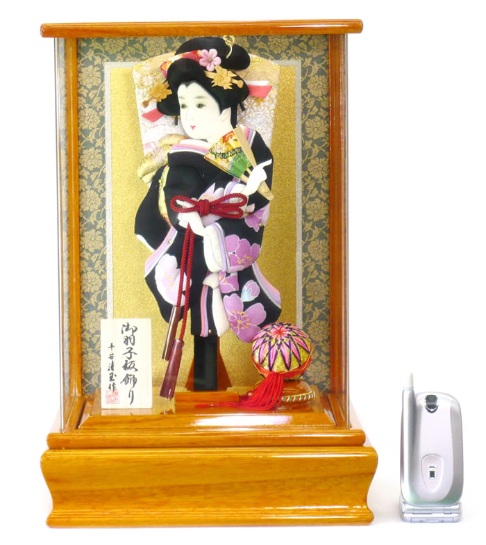 羽子板ケース入り飾りセット【P6112】インターネット店だけ☆限定販売