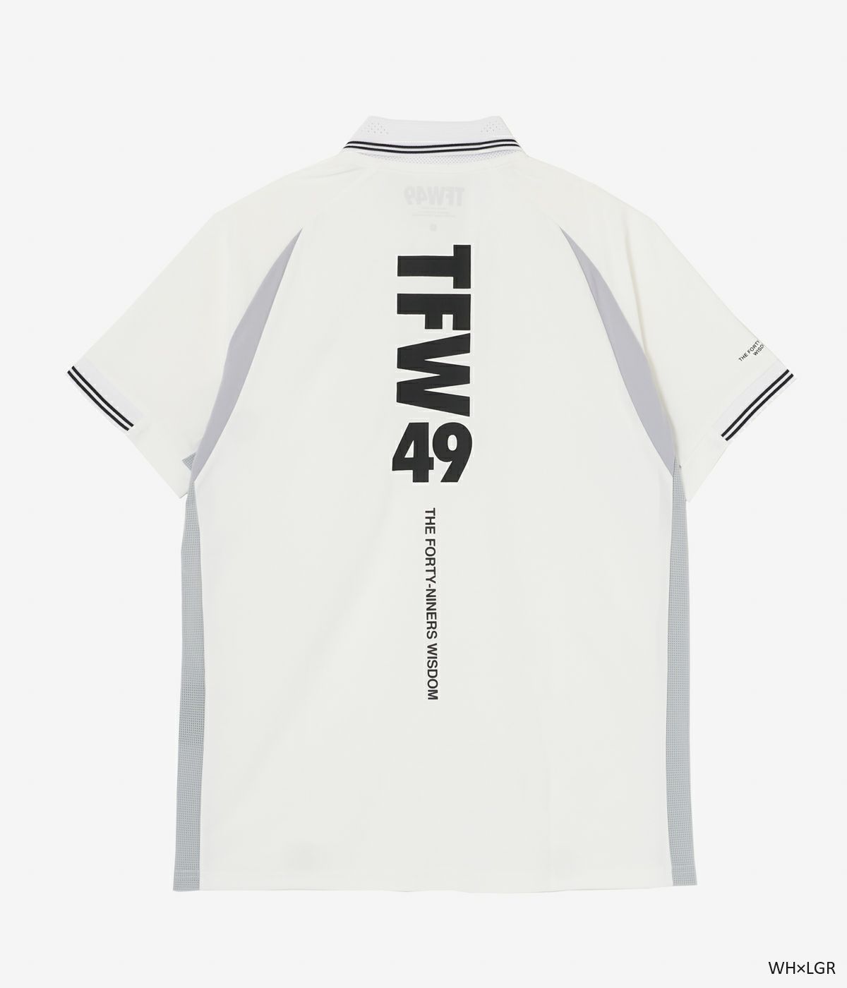 TFW49 - LINE SLEEVE POLO | ポロシャツ | ホワイト×ライトグレー