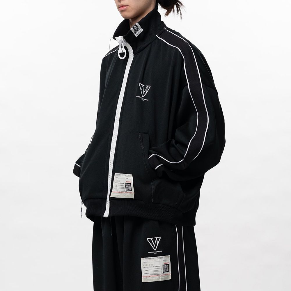 Maison MIHARA YASUHIRO - Amateur Sewn Like Track Jacket - BLACK