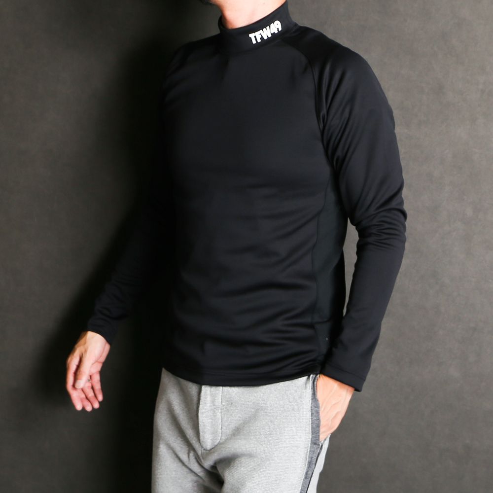 TFW49 - L/S MOCKNECK SIDE MESH T / モックネック サイドメッシュT
