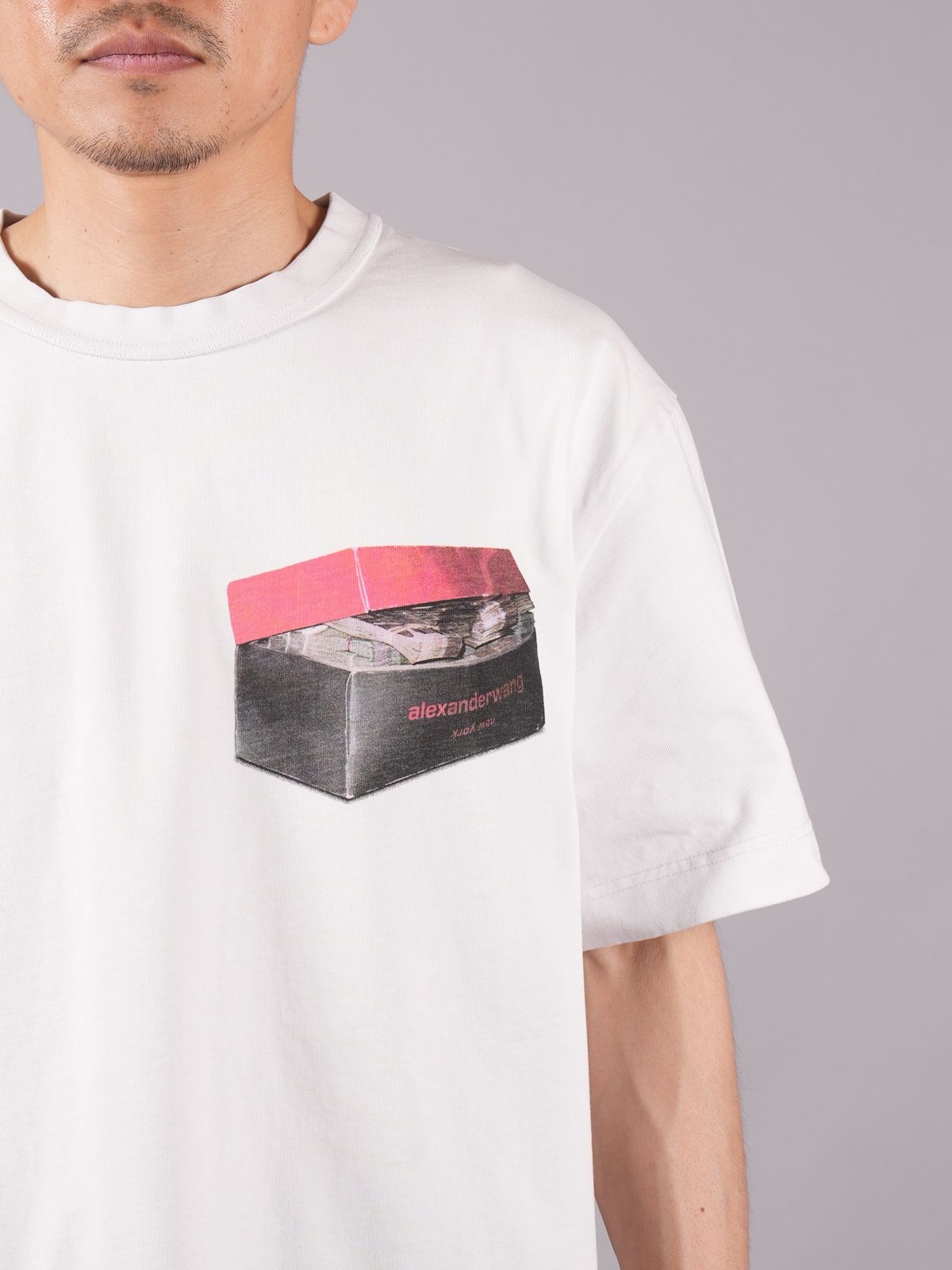alexander wang - 【ラスト1点】 SHORT SLEEVE TEE WITH SHOEBOX / T