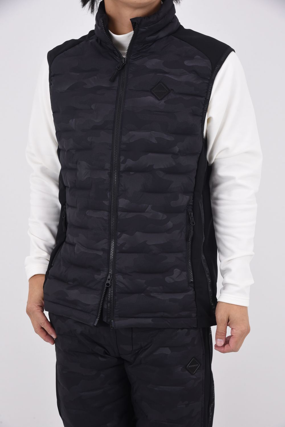 BRIEFING - 【25AW】 MEN'S HYBRID DOWN VEST / ストレッチタフタ