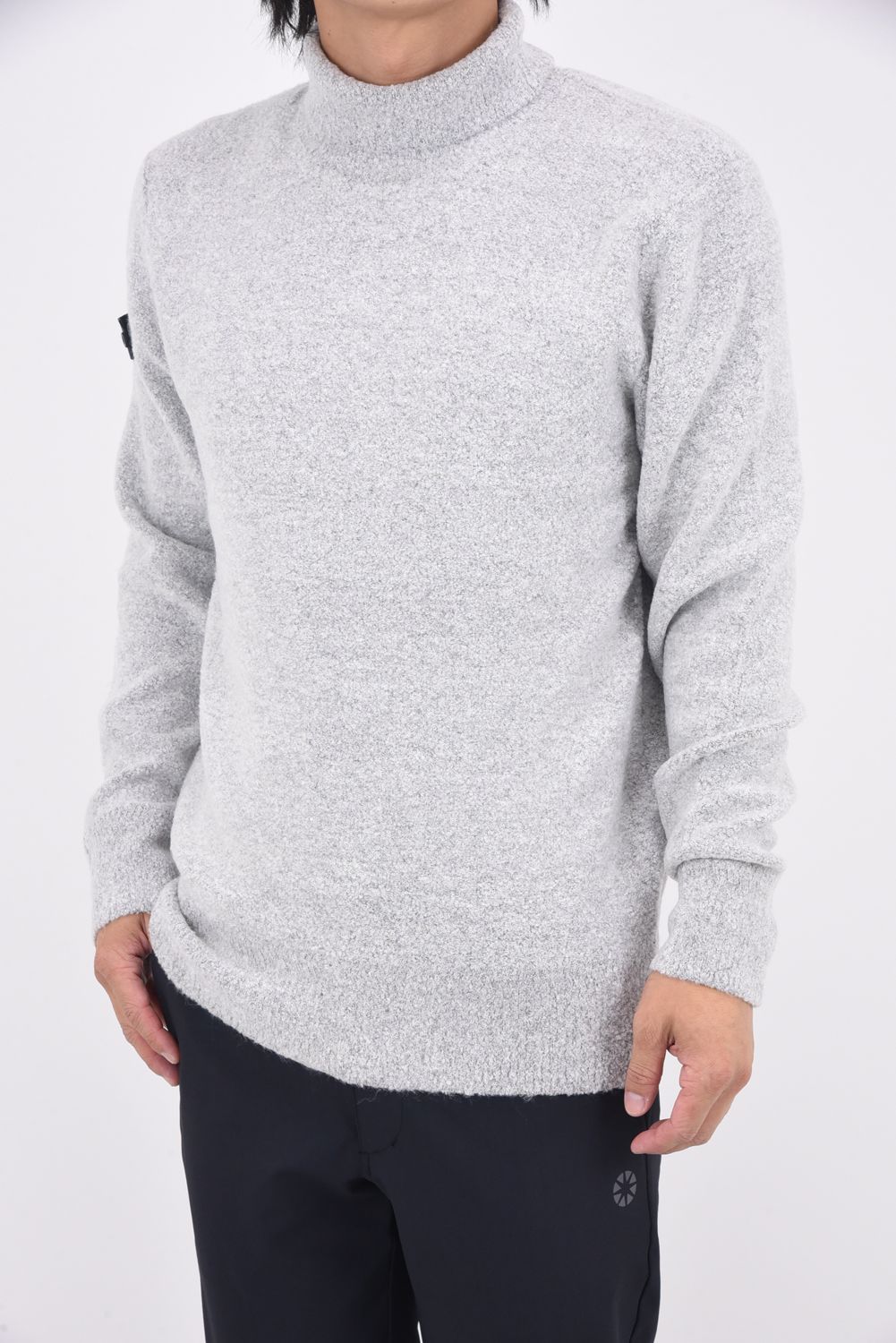 BRIEFING - 【25AW】 BOUCLE YARN TURTLENECK KNIT / ブークレヤーン