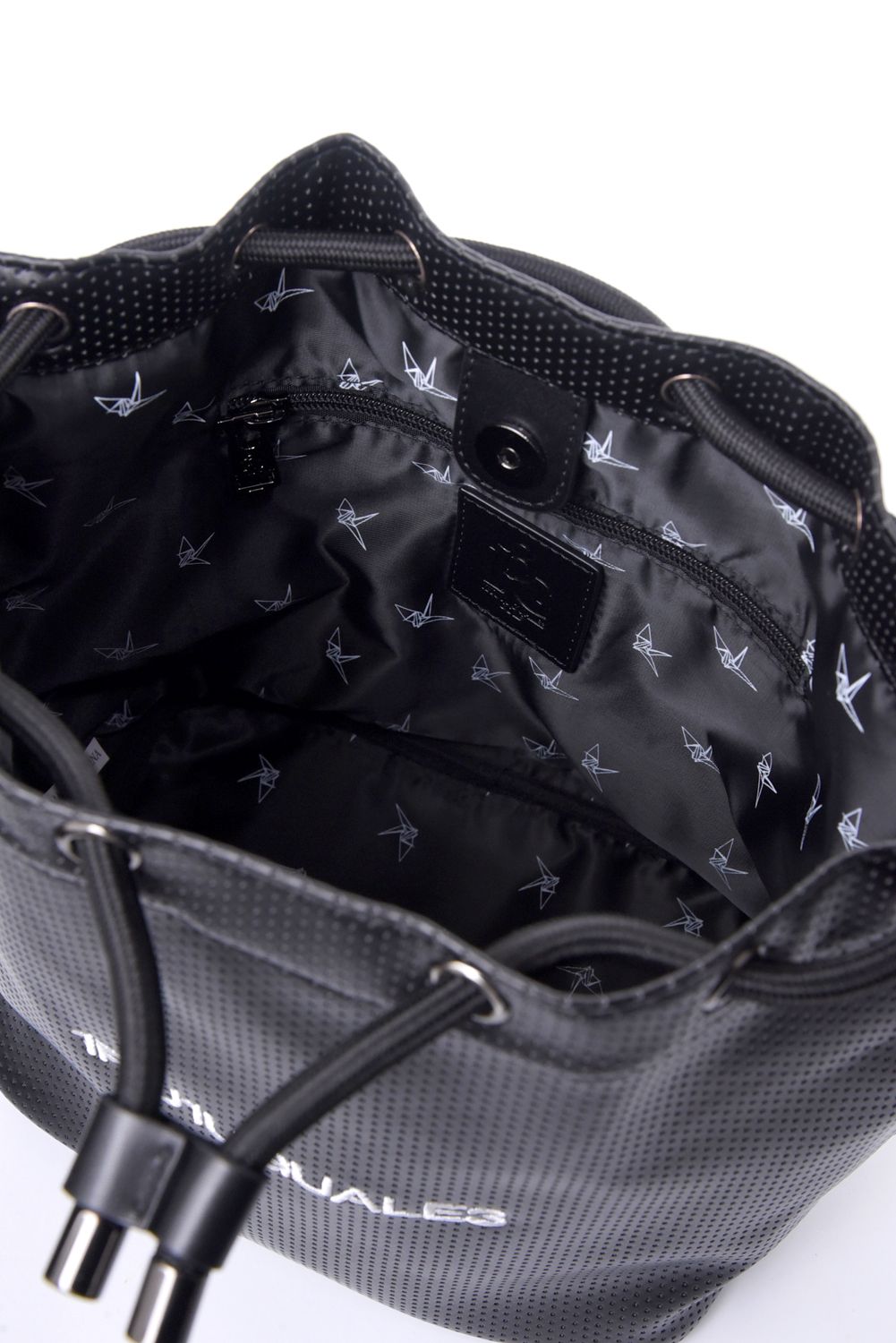 1PIU1UGUALE3 GOLF - KINCHAKU / 巾着タイプ ハンドバッグ (ブラック