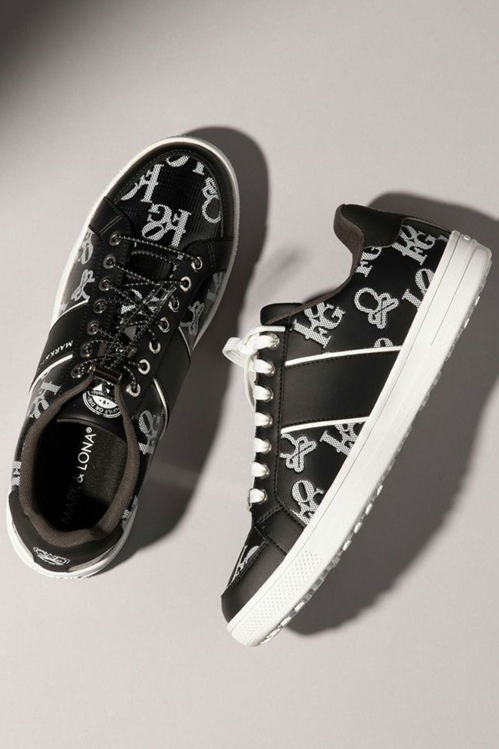 MARK&LONA - 【25SS】 EVER MONOGRAM SPIKELESS SHOES / チェッカー