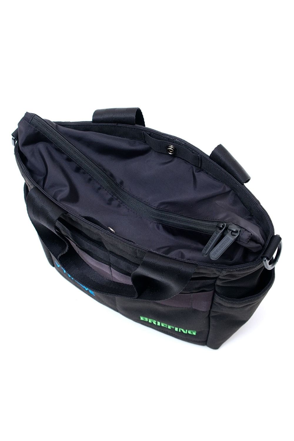 V12 - BG12 CART BAG / BRIEFINGコラボ ブランドロゴ刺繍 カートバッグ