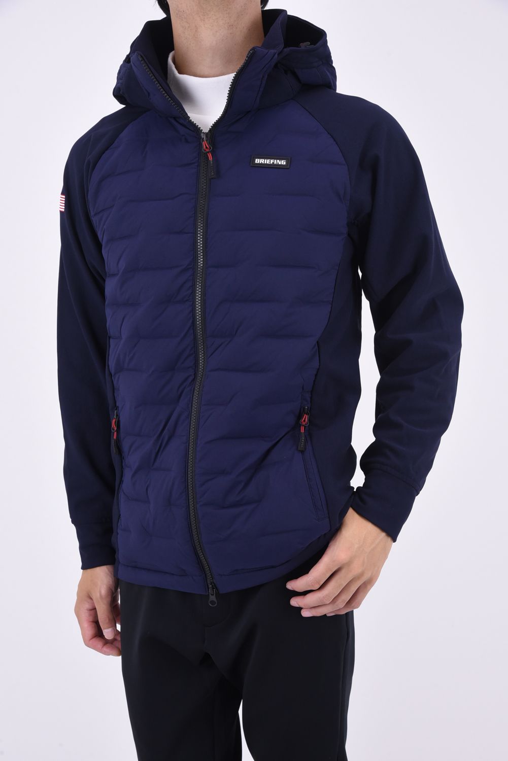 BRIEFING ブリーフィング ゴルフ HYBRID DOWN CREWNECK Lサイズ GOLF