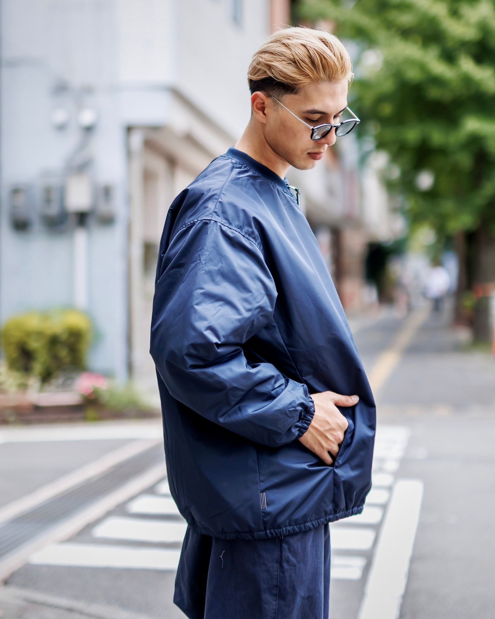 Stripes For Creative BASEBALL HALF ZIP JACKET スタイル9月21日新作