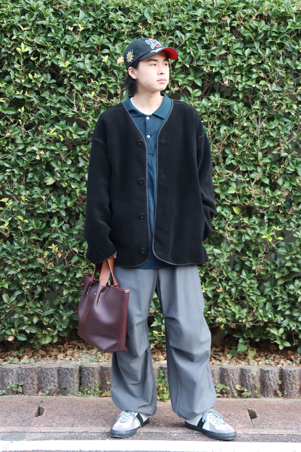 Graphpaper Wool Boa Liner Blouson(GM213-70207) style. 2021.10.20