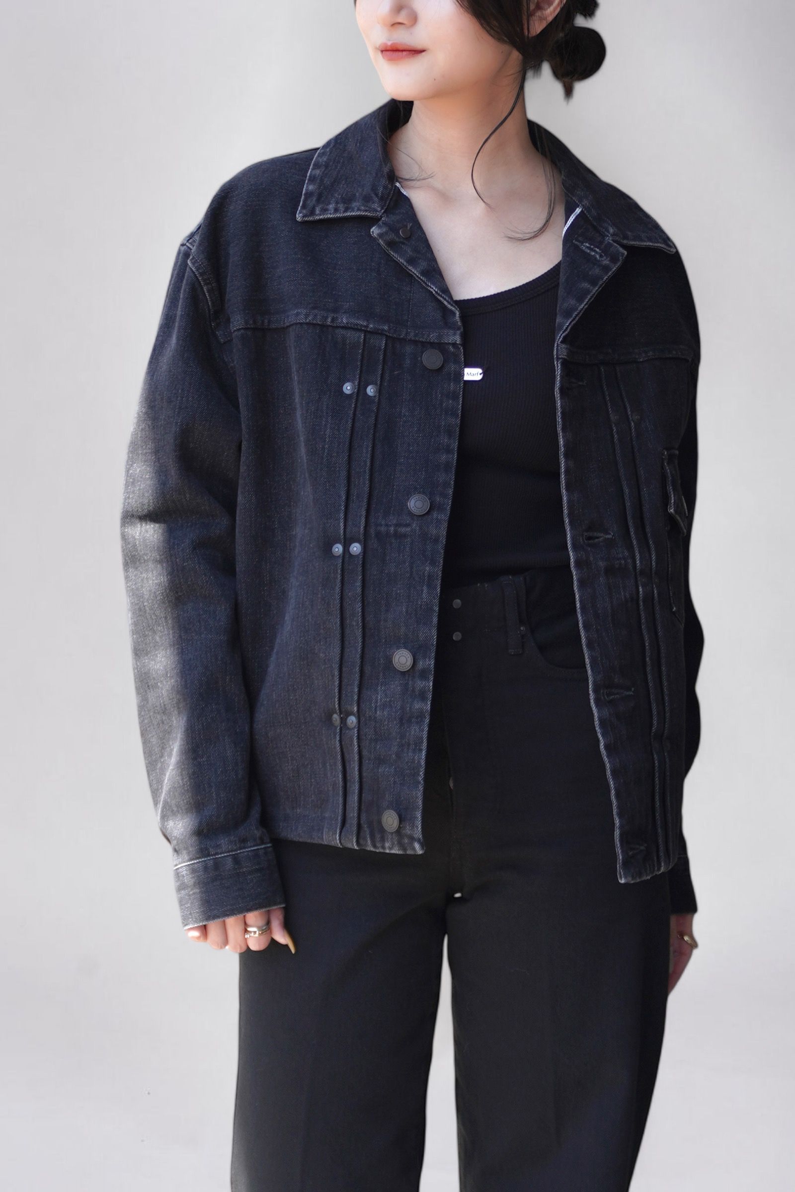 TANAKA - THE JEAN JACKET / デニムジャケット (ブラック