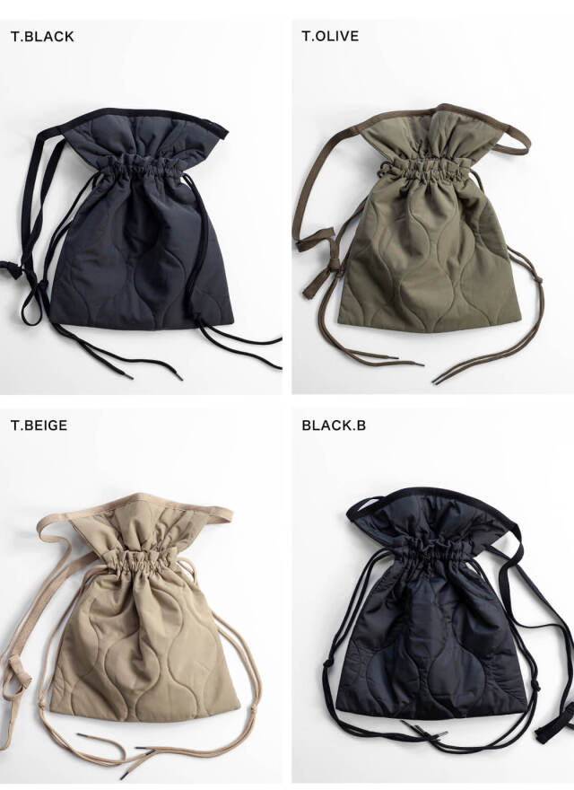 Upscape Audience オーディエンス ひょうたんキルト中綿 巾着エプロン