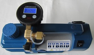 BBK】 デジタル真空計付ハイブリッド真空ポンプ BB-210HD