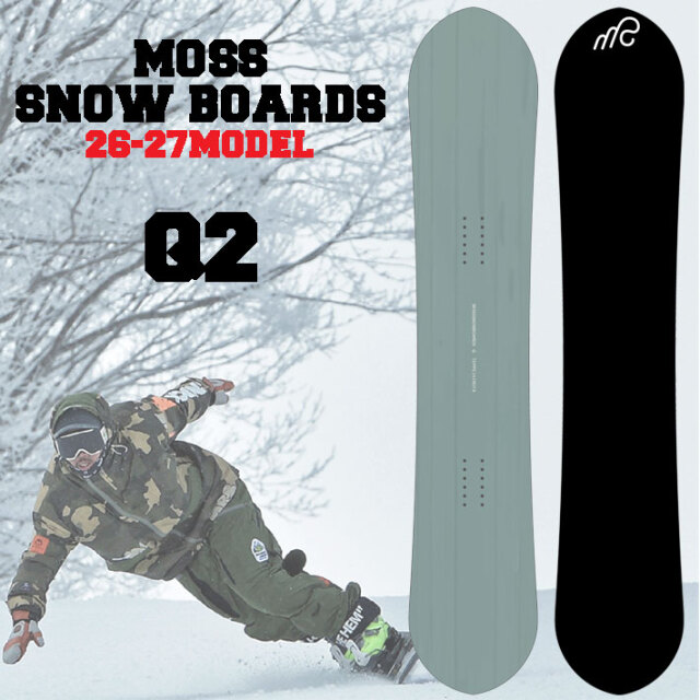 予約商品] 26-27 MOSS スノーボード Q2 156cm Qシリーズ モス