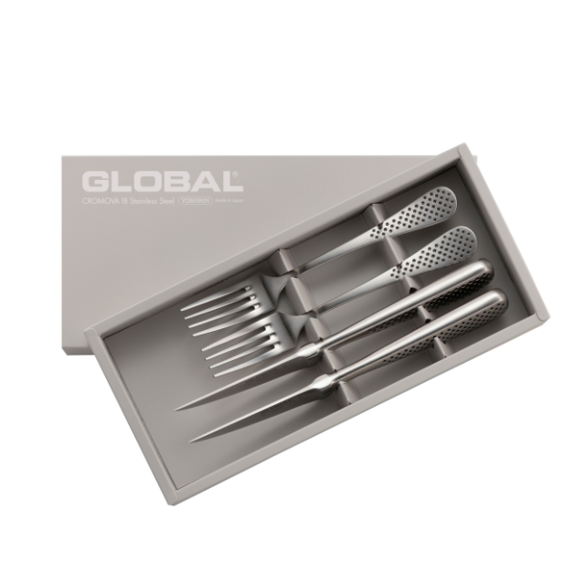 GTJ-02/B：ステーキナイフ&フォーク 2組セット