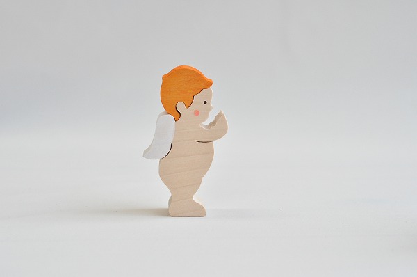 木のおもちゃ杢】 ゆりかごの金太郎坊や（鯉） 木のおもちゃHANA