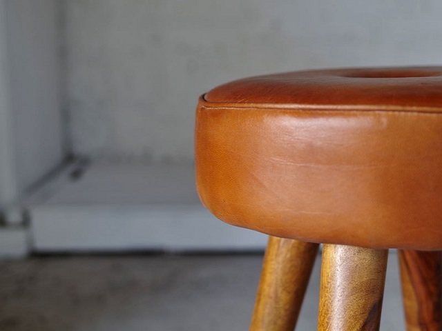 SF LEATHER HIGH STOOL SFレザーハイスツール LIFE FURNITURE ライフ