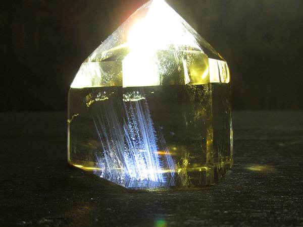 天然シトリン エンジェルラダー マダガスカル産 水晶 ポイント 天然石