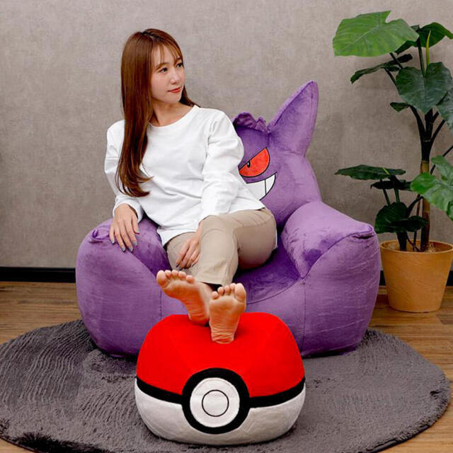 ポケモン ゲンガービーズソファ