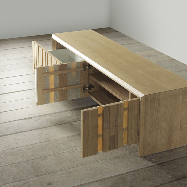 Kurt/クルト 無垢材テレビボード 幅1600mm（オーク）