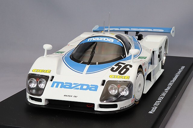 KKスケール 1/18 マツダ 787B 1991 ルマン24H 8位 #56 従野孝司/寺田