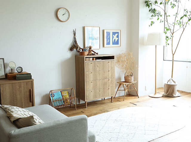 ハイチェスト Kalen（カレン）幅80cm｜北欧・ヴィンテージインテリア