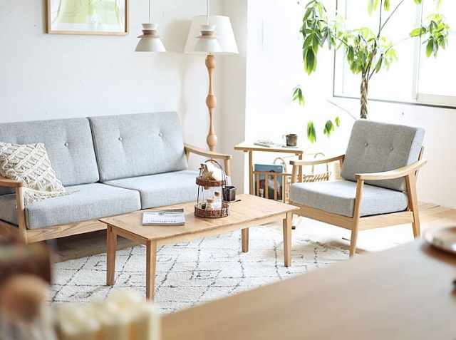 3人掛けソファー Henry（ヘンリー）グレータイプ｜北欧・ヴィンテージ